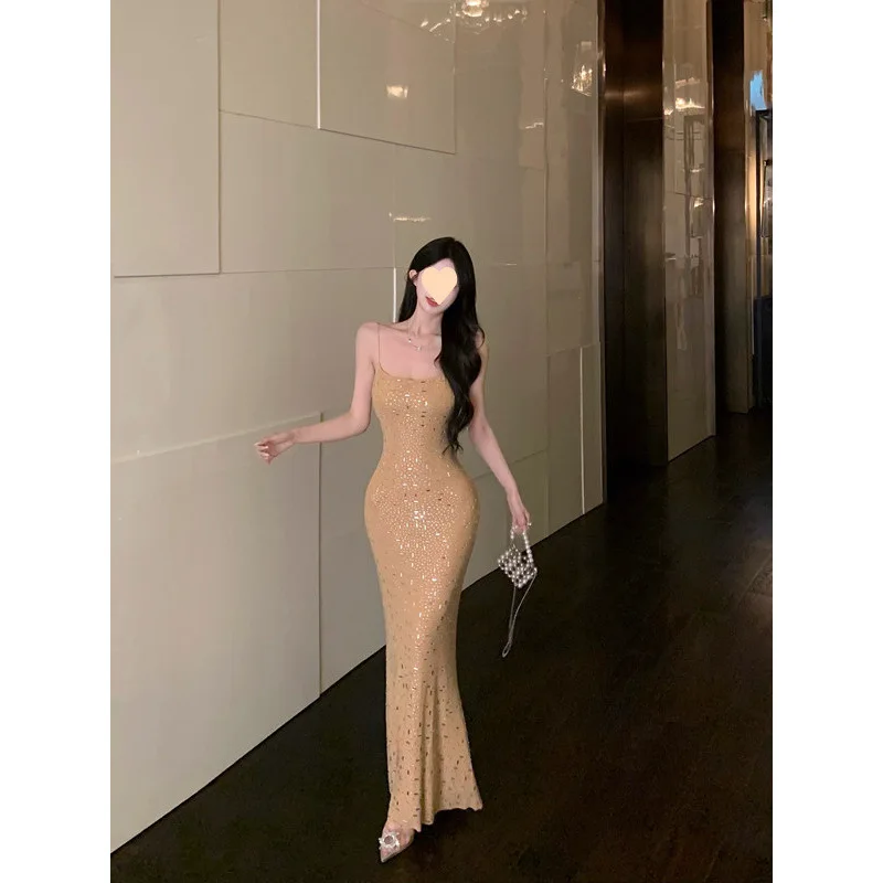 

Длинное облегающее платье Dr Sexy с бриллиантовой отделкой, костюм для вечеринки, из полиэфирного волокна, для KTV