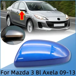 Cubierta de espejo retrovisor de coche, carcasa para Mazda 3 Axela BL 2009 2010 2011 2012 2013, carcasa de espejo lateral pintado