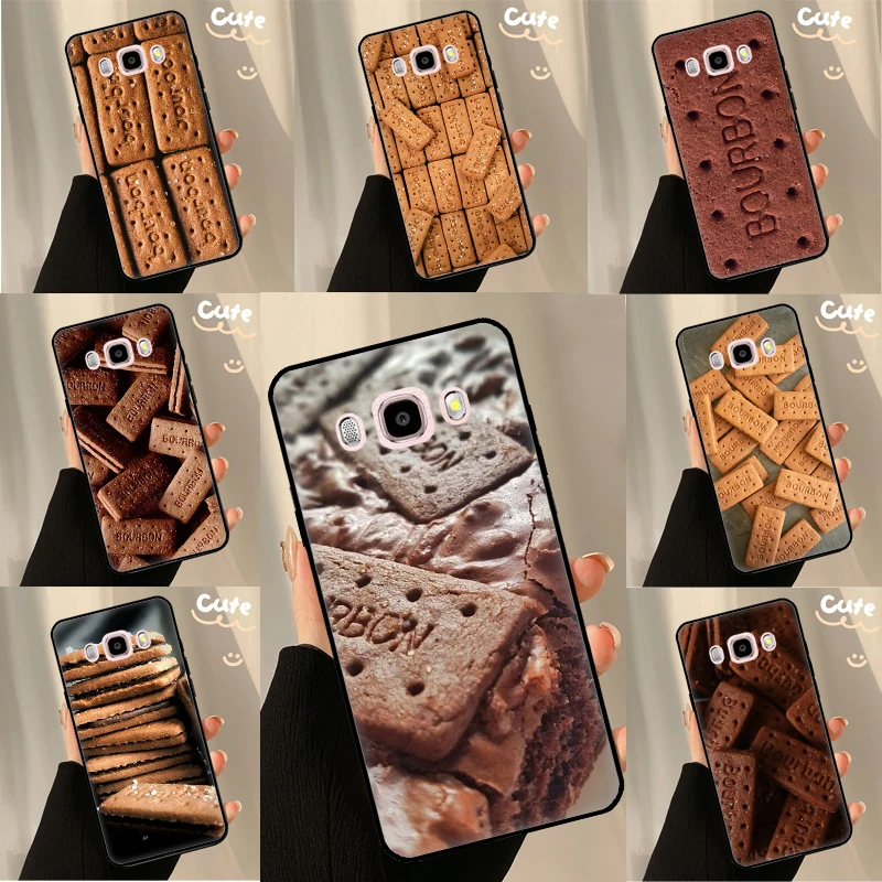 Bourbon Biscuit Case For Samsung Galaxy M54 M34 M14 M33 M21 M31 M16 M36 M56 M53 M13 M12 M32 M52 M15 M55 M35