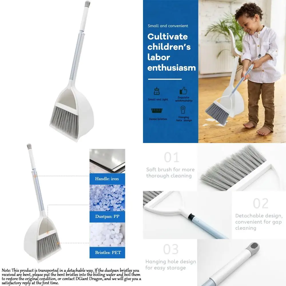 

Детский набор метлы и совков для малышей, набор метлы и чистки для мальчиков и девочек, набор маленьких метчиков и совков, мини-веник