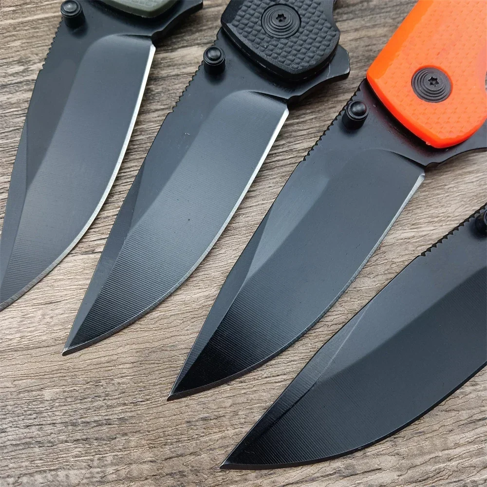 TOP-Selling Folding Blade Knife D2 Blade Nylon Fiber Handle Utility EDC Outdoor Camping Survival Knives Kitchen Fruit Cutter