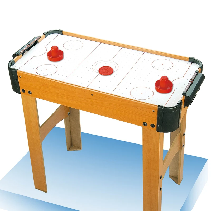 Juegos de mesa de Hockey sobre hielo de madera para niños, Mini juego de mesa de Hockey de aire multifuncional para interiores, entretenimiento para fiesta en casa