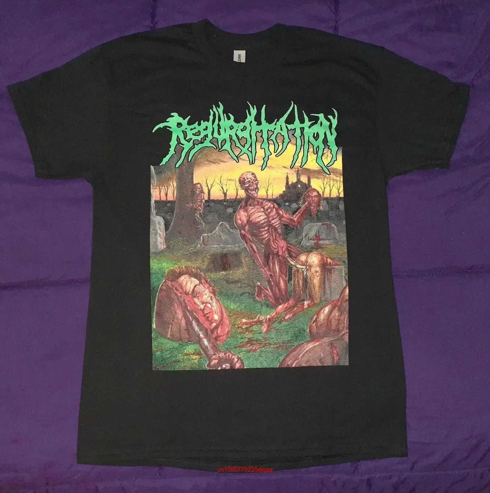 REGURGITATION LTD ED T SHIRT XL cryptopsy mortician skinless devourment cannibal long or short sleeves