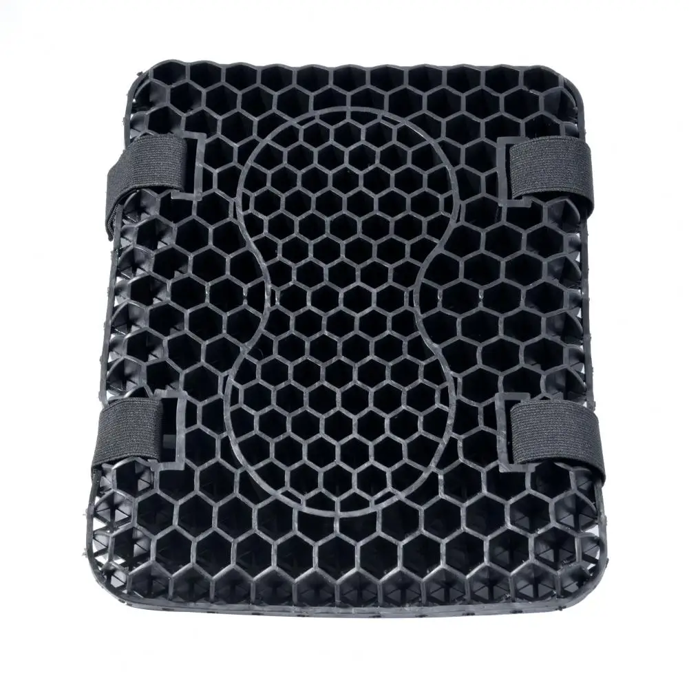 Motorcycle Gel Seat Cushion 3D Honeycomb Structure Breathable Anti-skid Shock Absorbing Motorcycle Gel Seat Pad for Long Rides