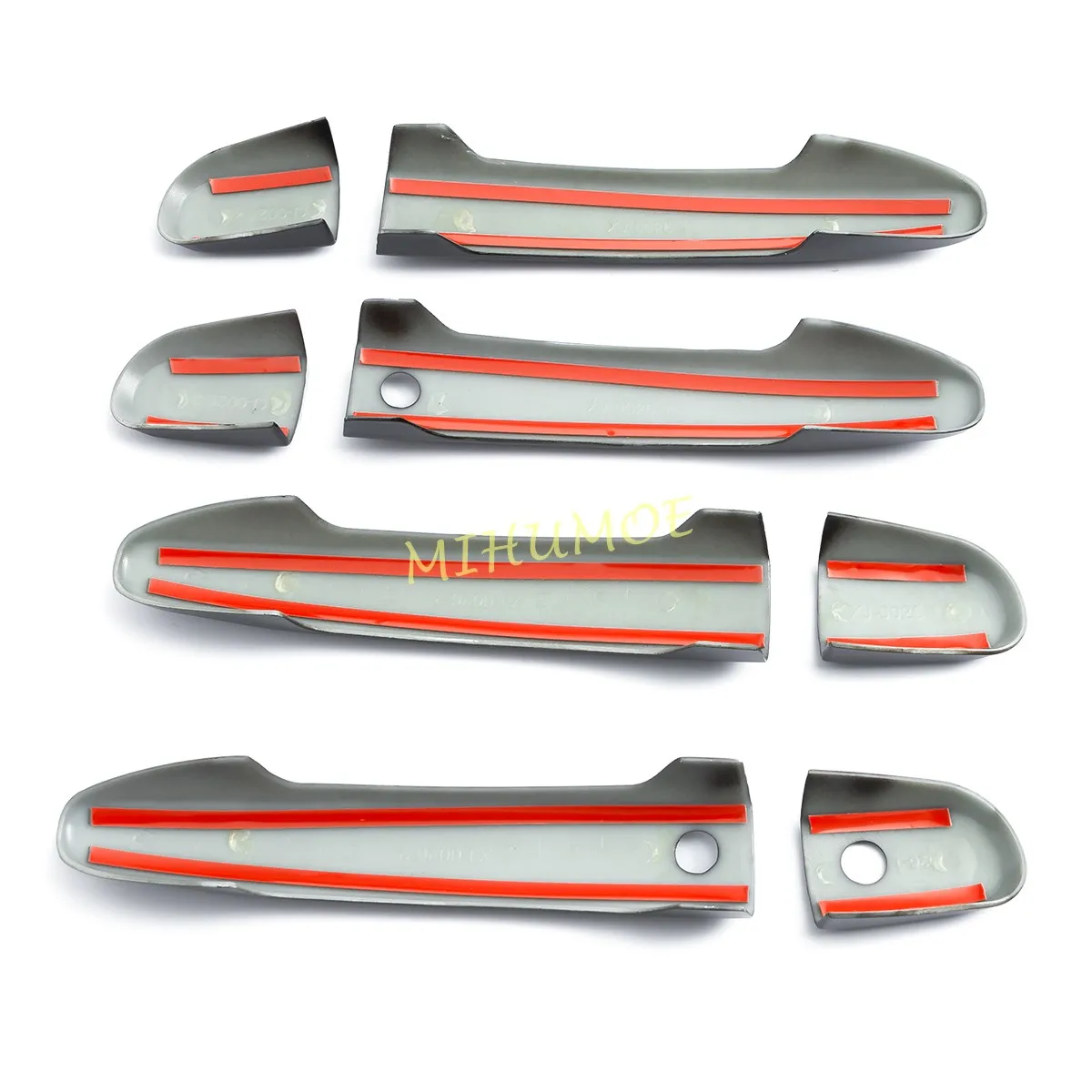 Glossy Black Door Handle Strip Cover Trims w/ Keyless For Mazda 2 3 6 CX3 CX5 CX9 CX-3 CX-5 CX-9 DJ DL BM BN GJ GL DK KE KF TC view 6