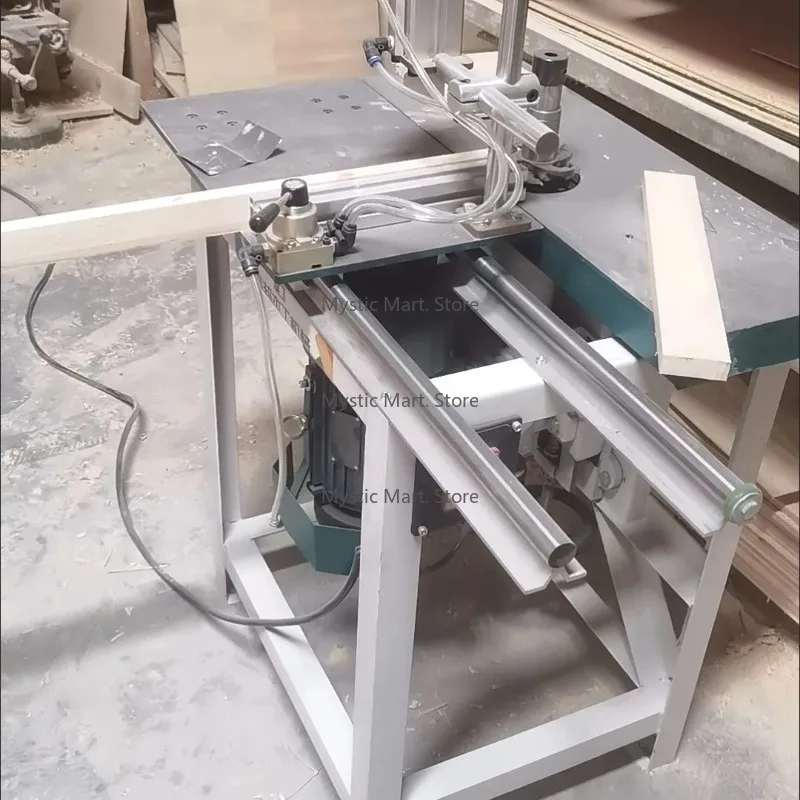 Modulatore di mandrino verticale a doppio scopo Tavolo scorrevole semplice Fresatura per la lavorazione del legno Fresatura verticale singola