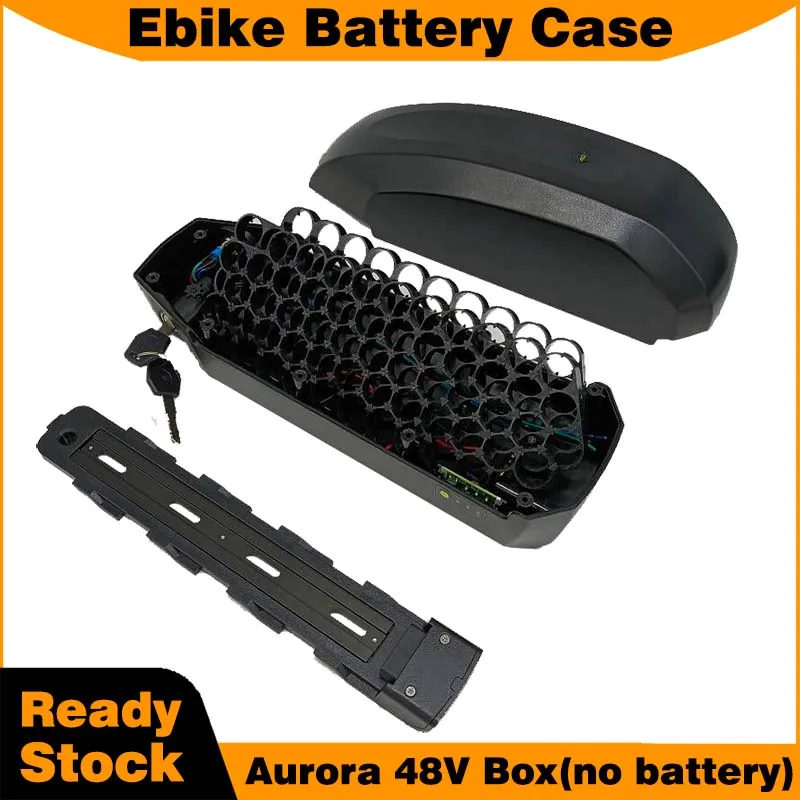 13S4P 21700 Ebike Battery Box 48V Aurora Battery Case for Battery Pack Without Battery Fuel Tank Style Plastic for Super73