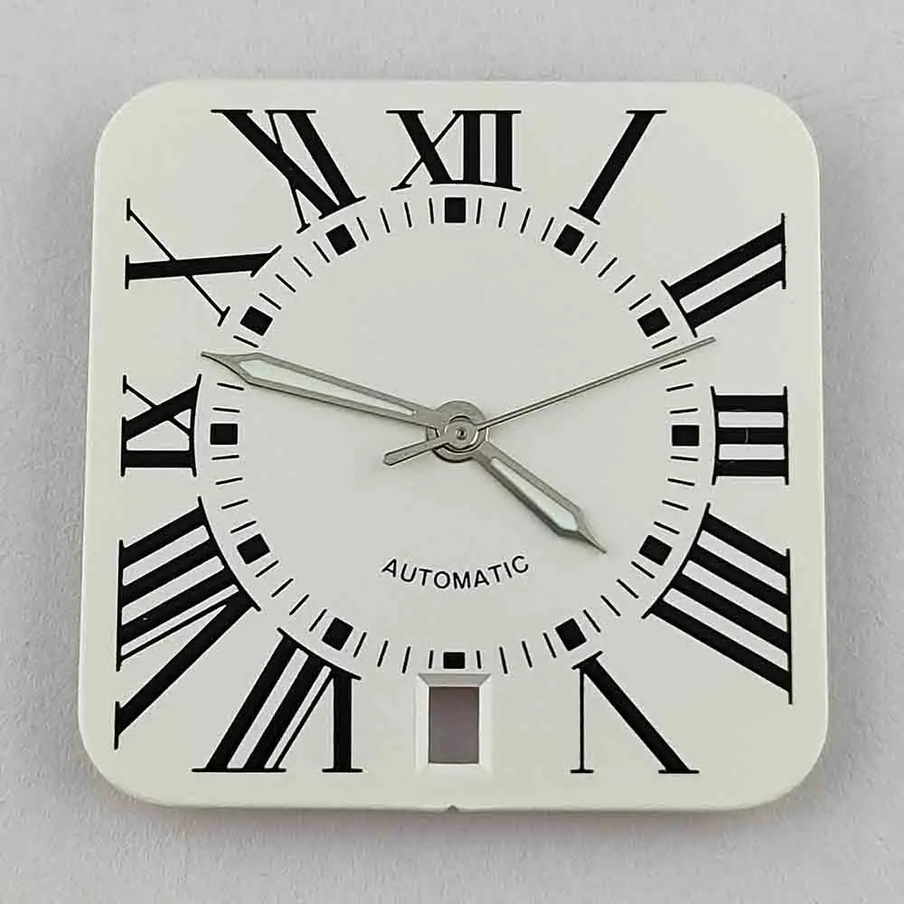 Nuovo puntatore NH35 quadrante quadrato NH35 da 27 mm adatto per movimento NH35 quadrante NH35 accessori lancette NH35