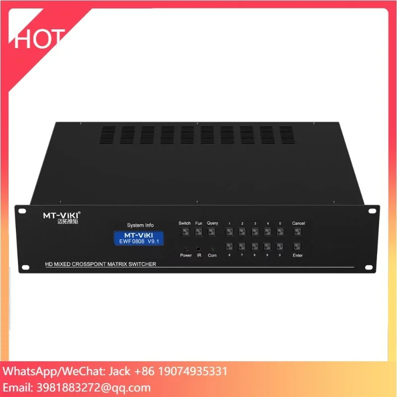 4K 60hz Hybrid Matrix Switcher Module Case 8x8 8 in 8 Out، متوفر لـ 4x4 8x8 8x16 16x16 32x32 36x36 72x72