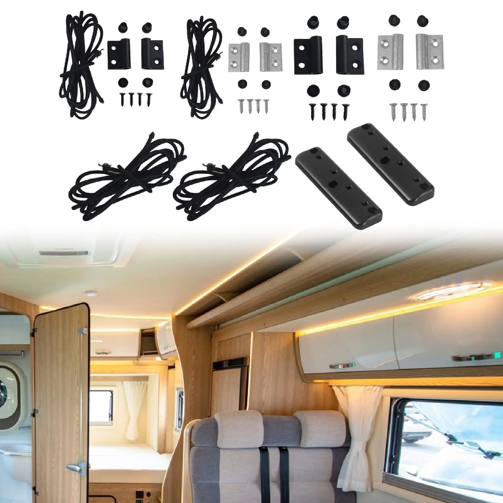 

RV Hanging Cabinet Rope Anti-falling Strap Easy Installation Cabinet Fence Strap