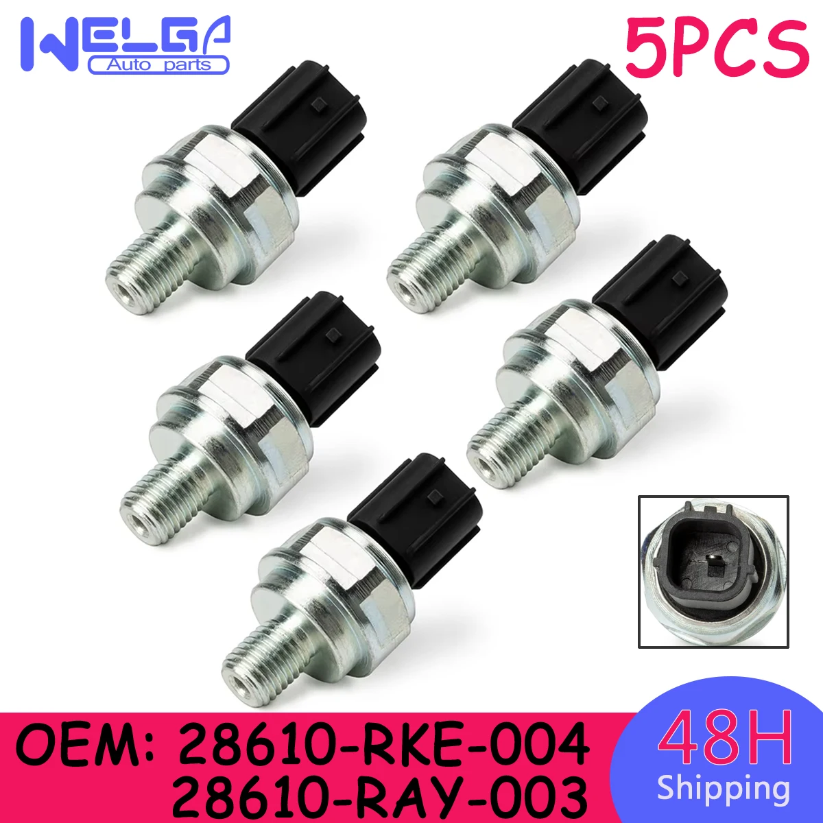 

5PCS 28610-RKE-004 28610-RAY-003 For HONDA For ACURA 28610-RKE Automatic Transmission 3rd GEAR Oil Pressure SWITCH Sensor Assy