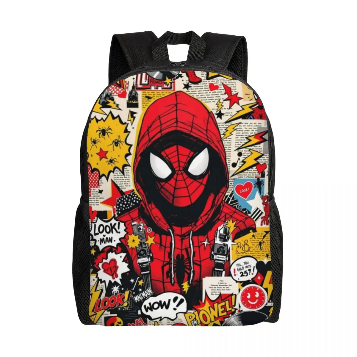 

Marvel Spider-Man Backpack, Women's Oxford Cloth Backpack, Men's School Bag, Travel Backpack, Laptop Backpack