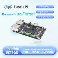 Banana Pi BPI-Forge1 RockChip RK3506J RK3506 Triple-core Cortex-A7 Processor 512MB DDR3L 512MB NAND Single-board computer