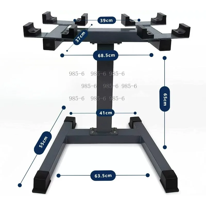 120lbs Adjustable Dumbbell 41.5kg Fitness Dumbbells With Holder