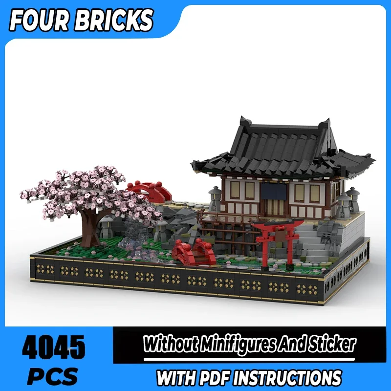 

Moc Building Blocks Japanese Diorama Technology Modular Bricks Model Gifts Christmas Toys DIY Sets Assembly