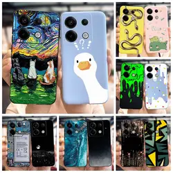 For Xiaomi Redmi Note 13 Pro 5G 2023 Case Cute Duck Cat Shockproof Bumper Slim Soft Cover For Xiaomi Redmi Note 13 Pro Plus Etui