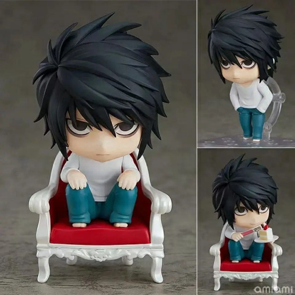 

DEATH NOTE Action Figure Collect Anime Figures L·Lawliet Figures Sofa Stand Squat Doll PVC Model Decor Toys for Kid Christmas