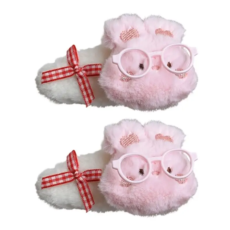 

39BB Stylish Hairpin Sweet Simple Barrette Elegant Bear 2000s Bunches for Girls