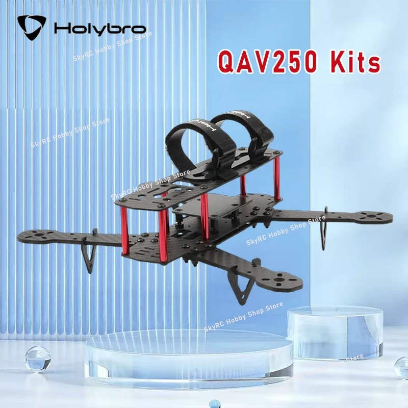 

Holybro QAV250 Frame Kit Compatible Pixhawk 6C mini Flight Controller 2207 KV1950 Brushless Motor BLHeli S 20A ESC RC FPV Drone