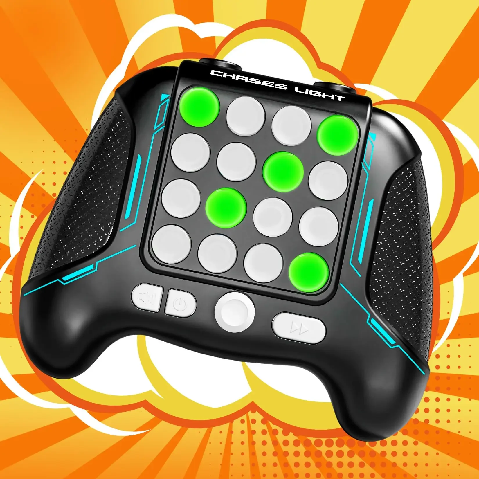 وحدة التحكم الإلكترونية البوب تضيء سريعة دفع مقبض اللعبة لعب للأطفال البالغين تململ مكافحة الإجهاد الإغاثة #3