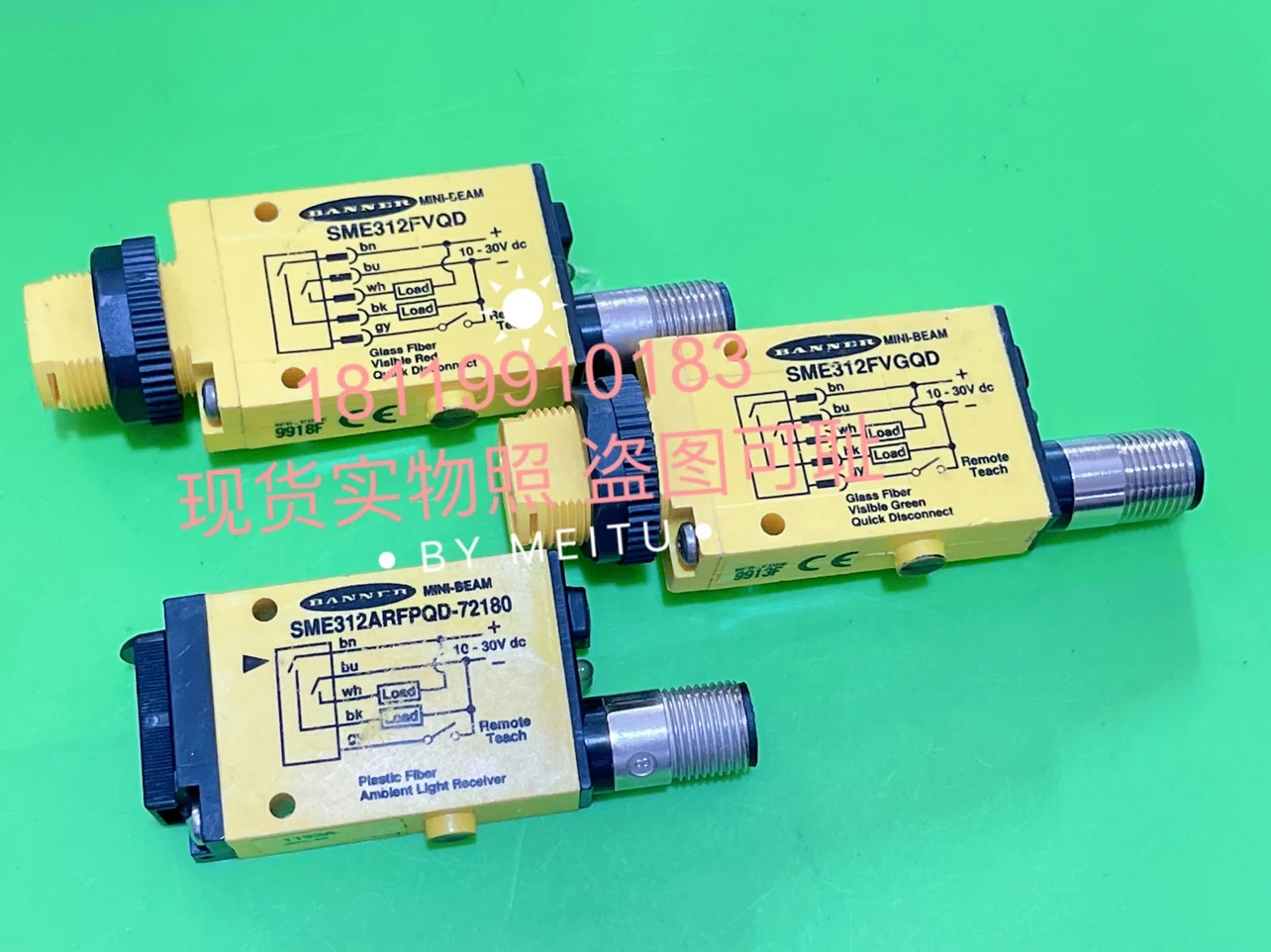 Bonner BANNER Sensor SME312FVQD SME312FVGQD SME312RFPQD-72180