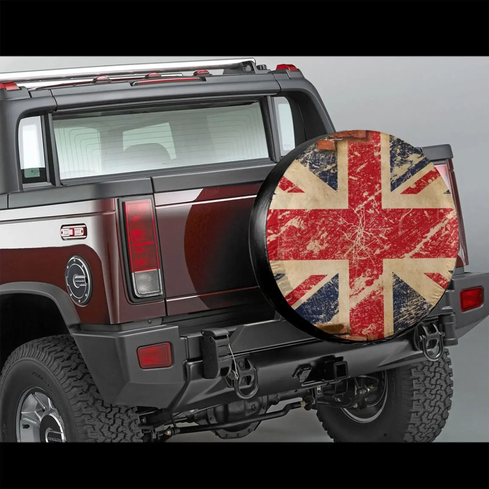 3d Custom Print Universal Fits Most Cars British Flag Automobiles Tire Cover