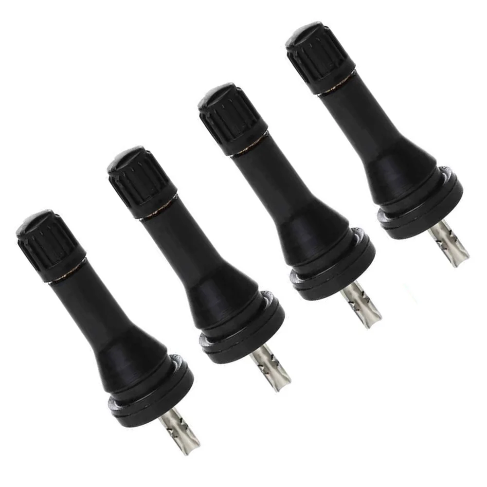 Vástagos de válvula de vástago de neumático, Sensor de presión de neumáticos TPMS, 4 piezas, plástico, accesorios de coche duraderos para Nissan Qashqai