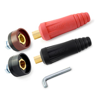 Quick Fitting Male Female Cable Fast Connector Socket Plug Adaptor DKJ 10-25 35-50 European Style Welding Cable Coupler