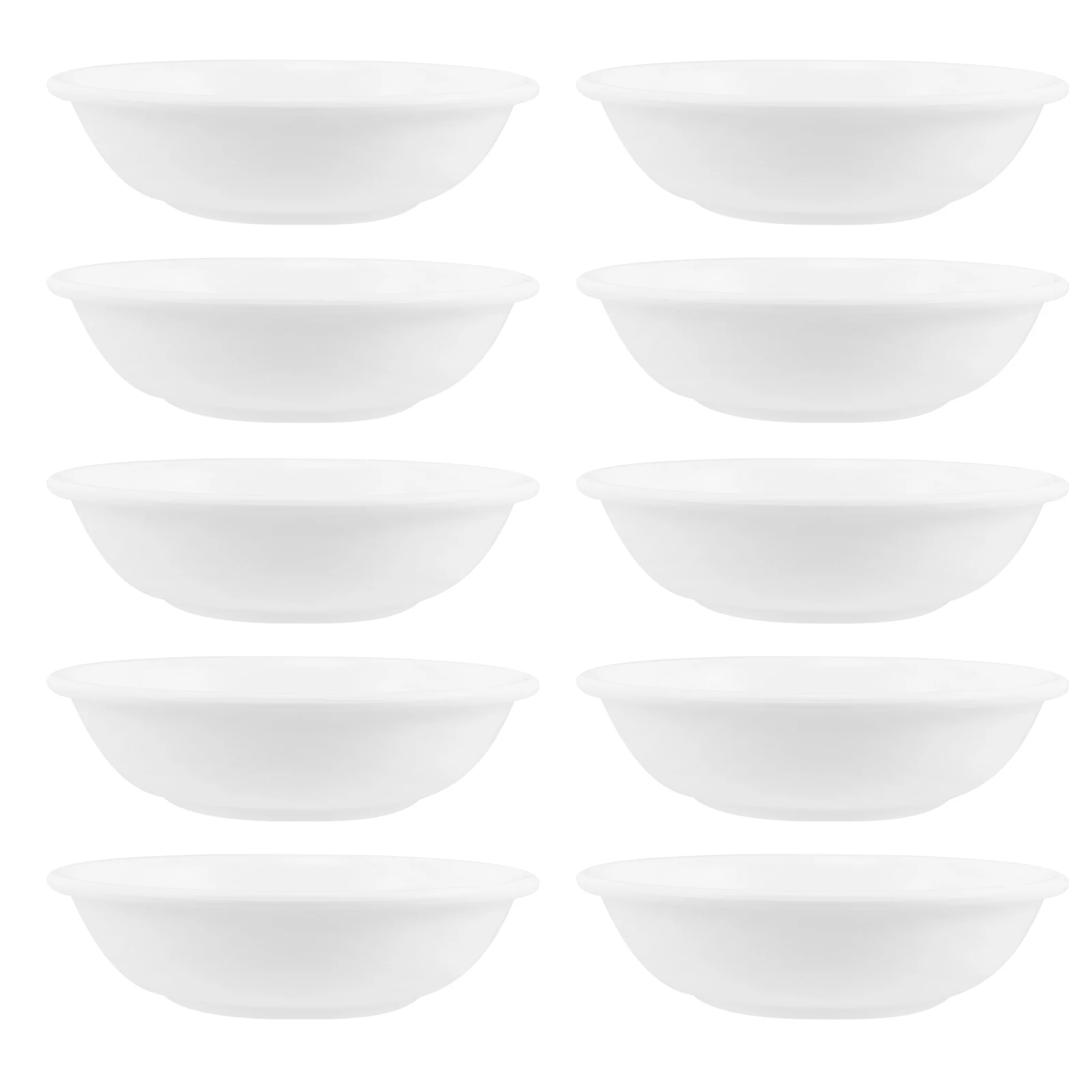 

20pcs White Sauce Small Dipping Bowls Plastic Mini Dip Bowls Ketchup Cups Sushi Plates Soy Sauce Dishes Compact