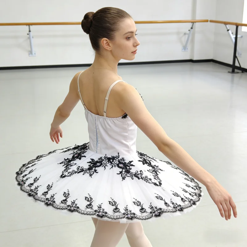 BT26011096 High Quality Custom Size Kids Girls Women Adult The Nutcracker Performance Wear Black White Ballet Tutu Costumes
