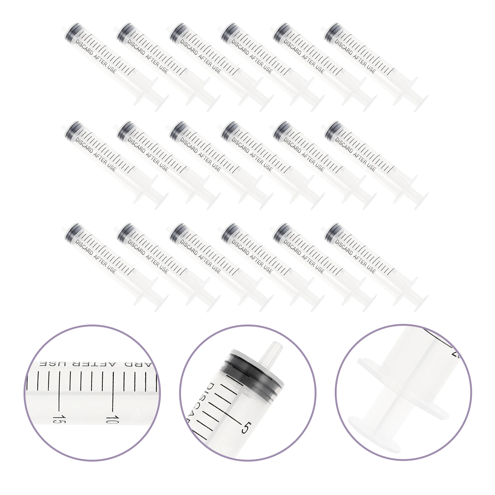 30Pcs Plastic for Measuring Needleless Liquid Dispensing Tool for Pets Baby Labs Use Needleless