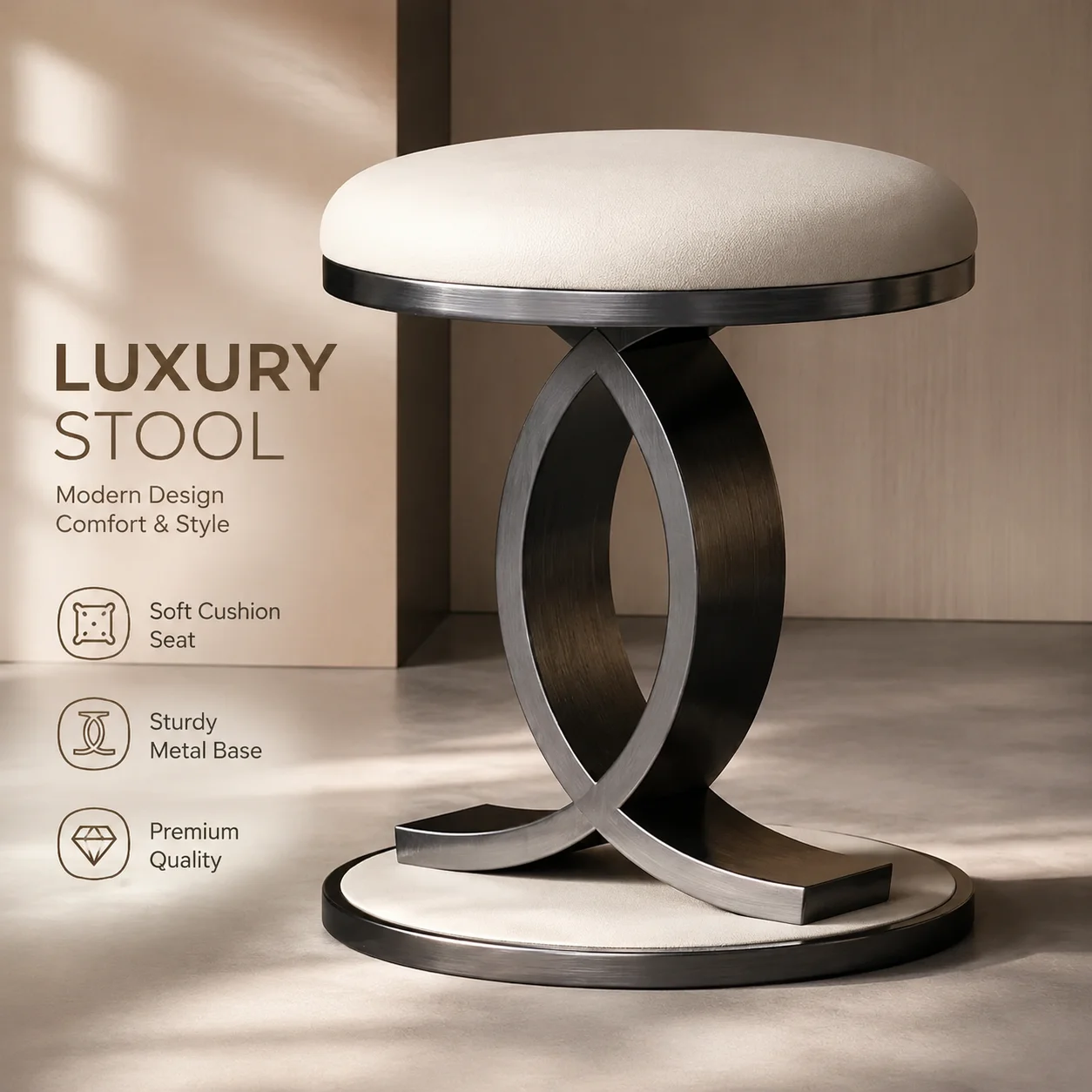 Muebles nórdicos,  redondo  acero inoxidable,   maquillaje  lujo,  para sala  estar,  p