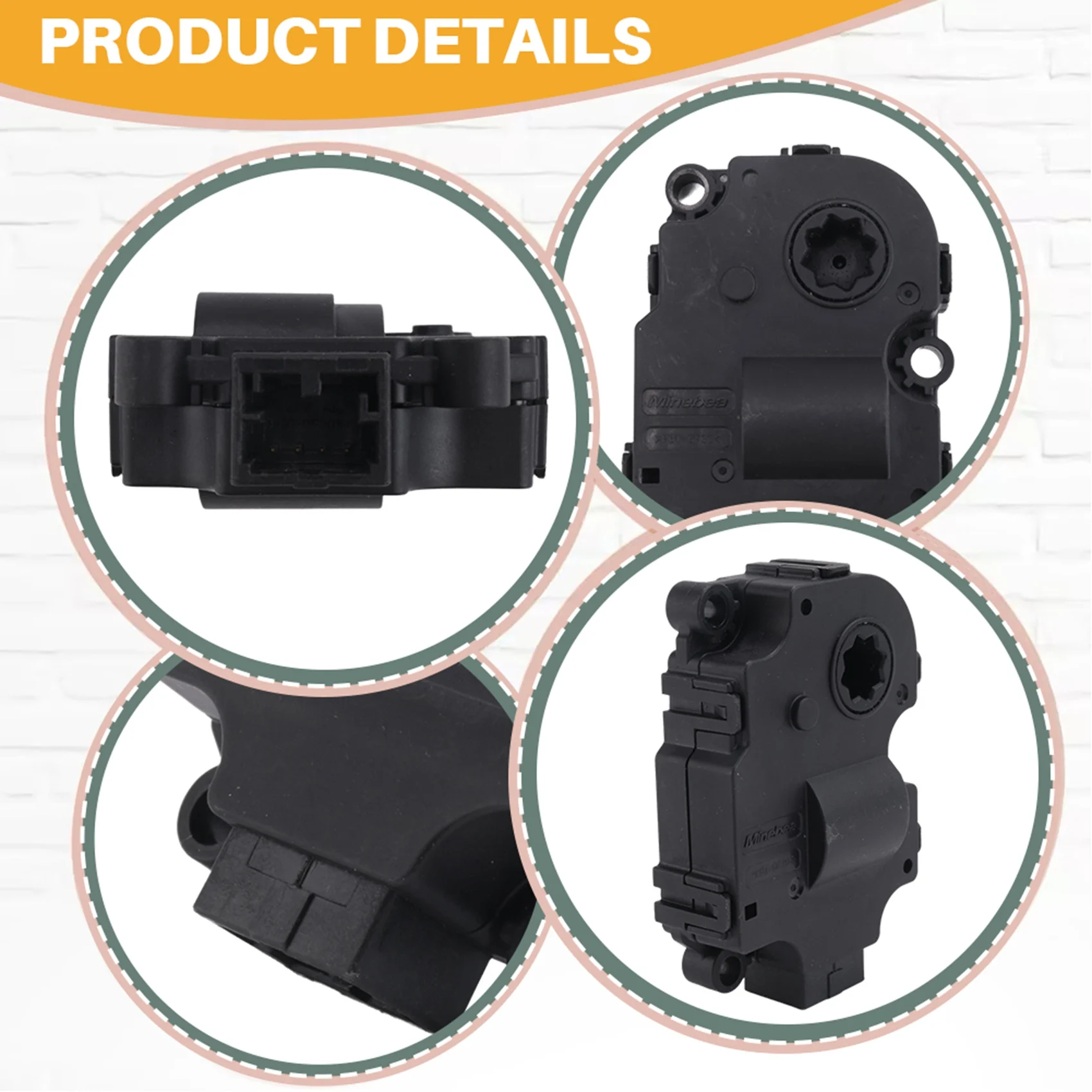 

ABOK-Heater Control Valve Flap Motor For BMW 3 G20 G21 2020 HAL-48003-C HAL48003C T901288B T901288-B