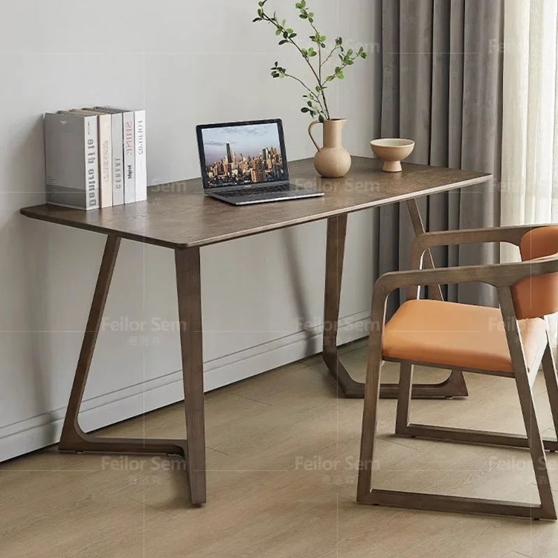 

Nordic Solid Wood Office Desks Study Minimalism Modern Simple Office Desk Computer Designers Office Furniture مكاتب كمبيوتر FYOD