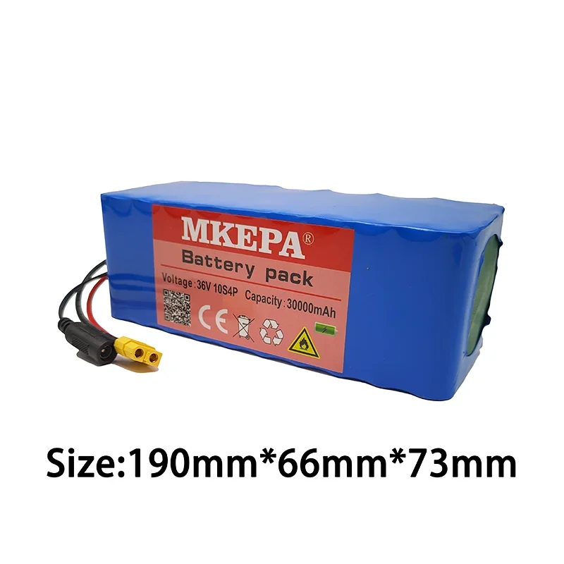 10S4P 36V 30000mAh Electric Scooter Lithium Battery Pack Large Capacity And Long-Lasting Battery Life Electric cooter Battery