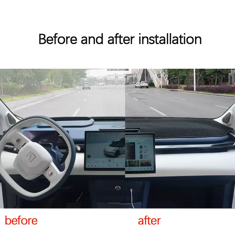 Zeekr X 2023 2024 Car Dashboard Cover Sun Shade Avoid Light Mat Instrument Panel Carpet Anti-UV Carpet Accessories