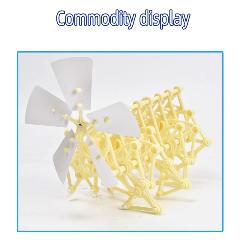 Creative DIY Wind Energy Robot Mechanical Puzzle Education Toys Fun Gifts for Child and Adults Alike Innovative Learning