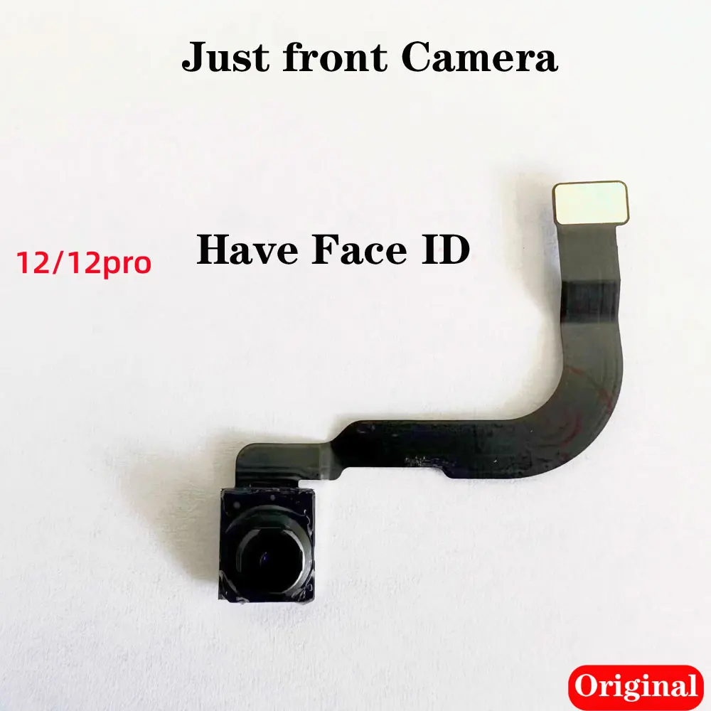 100% Original Front Camera For IPhone 12 pro max 12 mini Face time Camera Proximity sensor Flex Cable Face ID