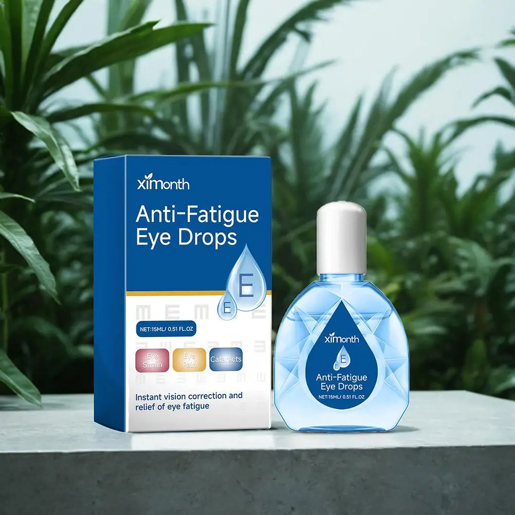 Anti Fatigue Eye Drops 15ml High Quality Eye Drops Itchy Detox Liquid Clean Relieve Dry Blurred Drop Eyes Discomfort X3c0