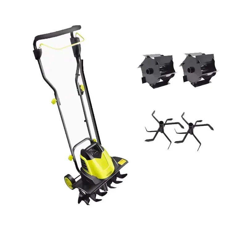 2400W/1500W Electric Small-scale Scarifier Plow Multifunctional Garden Rotary Cultivator Bulldozer Agricultural Rotary Tiller