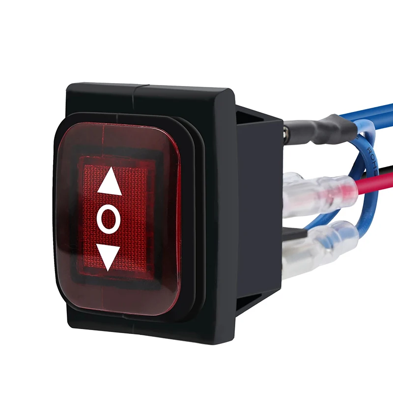 Reverse Switch Waterproof Toggle Switch With Wire 6-pin 3-position Control Motor Switch Durable Power Supply