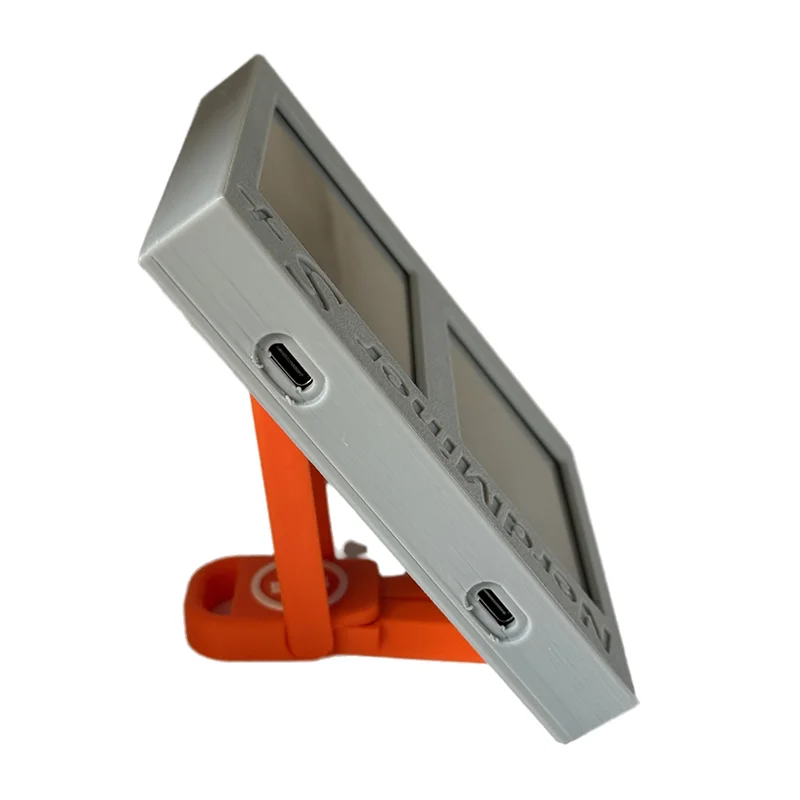 أنيق-Nerdminer S + Solo Miner شاشات مزدوجة 2X1060KH/S التعدين/الوقت/العملة المعدنية عرض BTC Crypto Miner + حامل ثلاثي الأبعاد