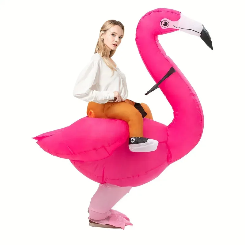

Funny Flamingo Inflatable Costume! Christmas, Halloween, Thanksgiving Gifts, Easter Gifts
