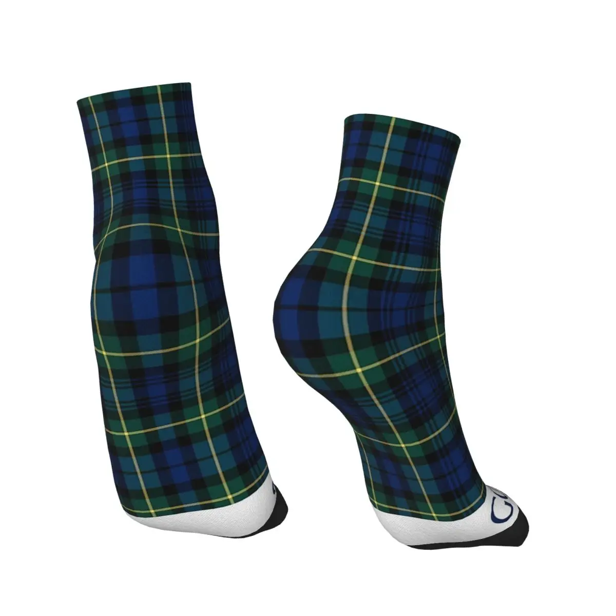 جوارب Clan Gordon Tartan جوارب Harajuku الممتصة للعرق، ملحقات جوارب لجميع المواسم لهدايا للجنسين #5
