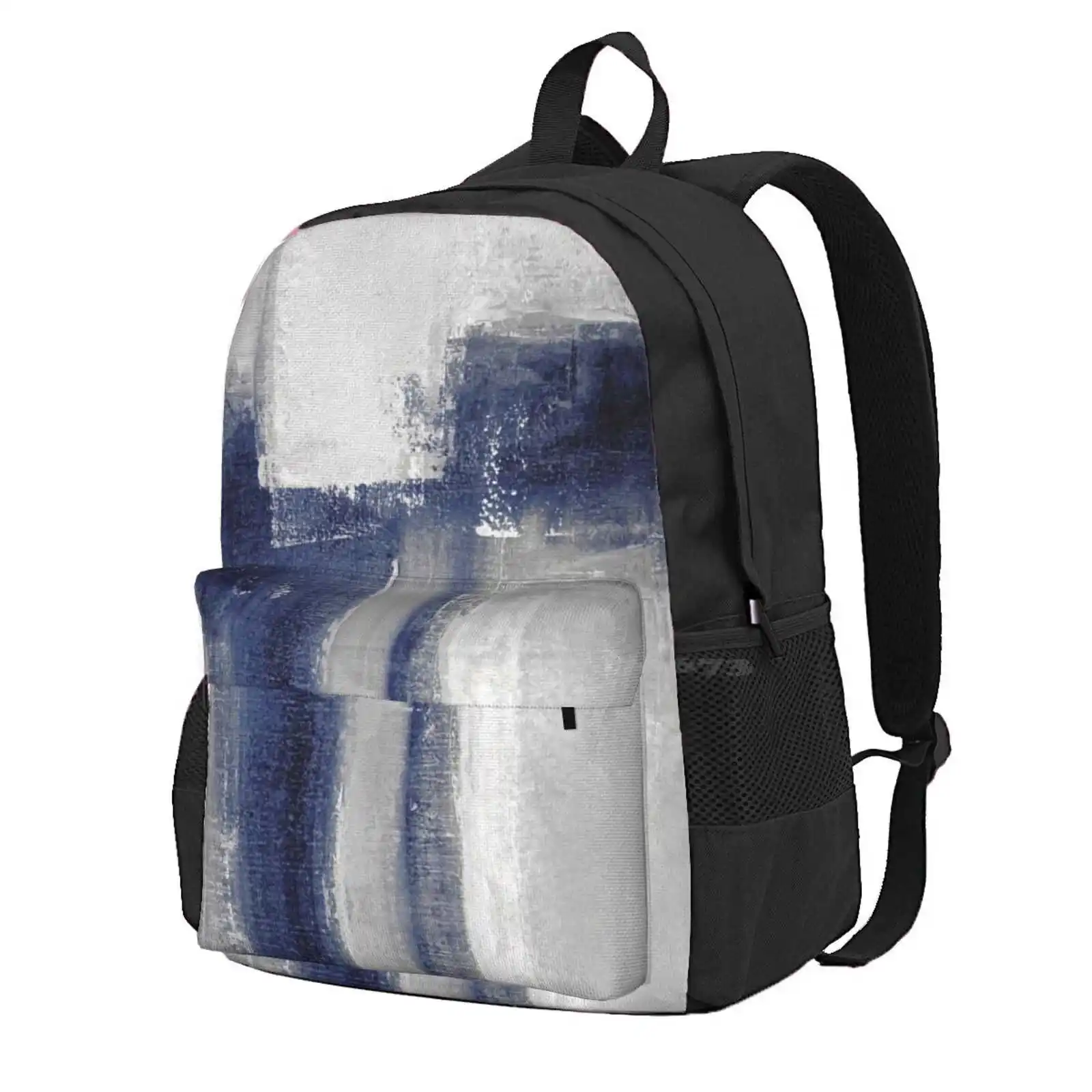 

Classic Blue Abstract Hot Sale Schoolbag Backpack Fashion Bags Classic Blue Abstract Contemporary Art Modern Art Scandinavian