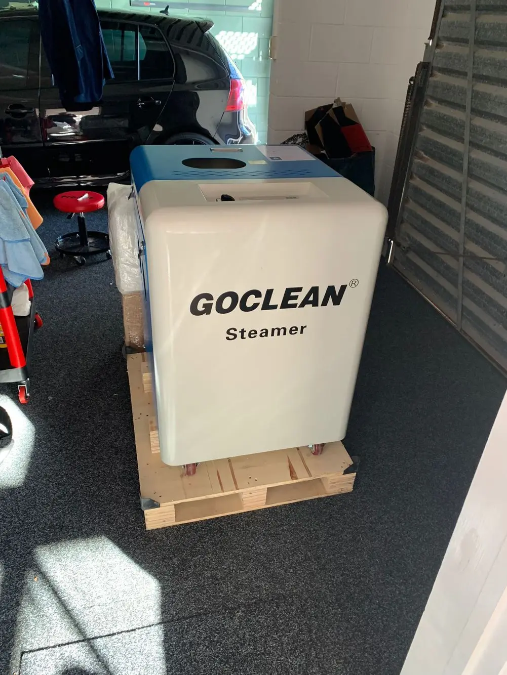 GOCLEAN 5L/Car Washer Care Detailing Mobile Optima Steamer Steam Vacuum Cleaner for Carpet Steam Car Wash Equipment Brand