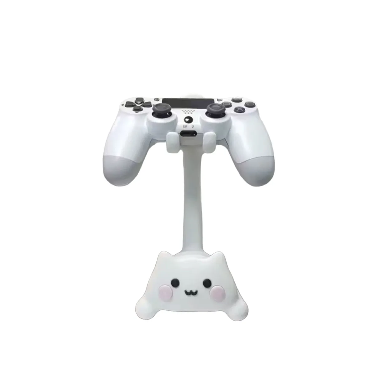 Un joli support de jeu en forme de chat, compatible avec PS5/PS4/Xbox/Switch, en plastique et pas facile à casser