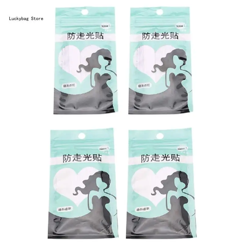 

2 Bags Double-Sided Tape for Clothing to Body Slippery Bra Straps Antislip Fixed Tape for Women Dress Gentle Body Tape