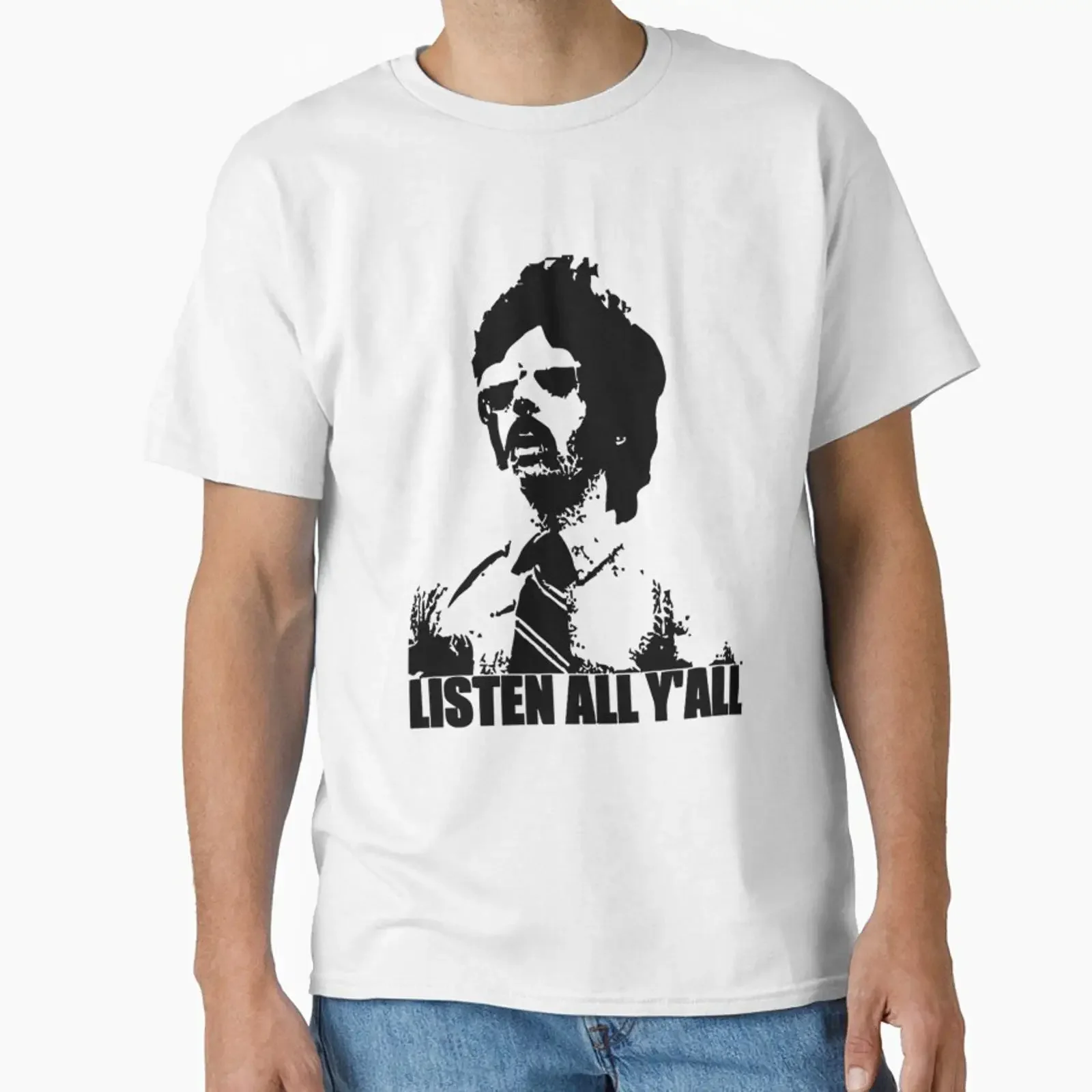 Listen All Yall designed and sold by PadenWagers vintage Washed streetwear Soft graphic Versatile Slightly Unisex