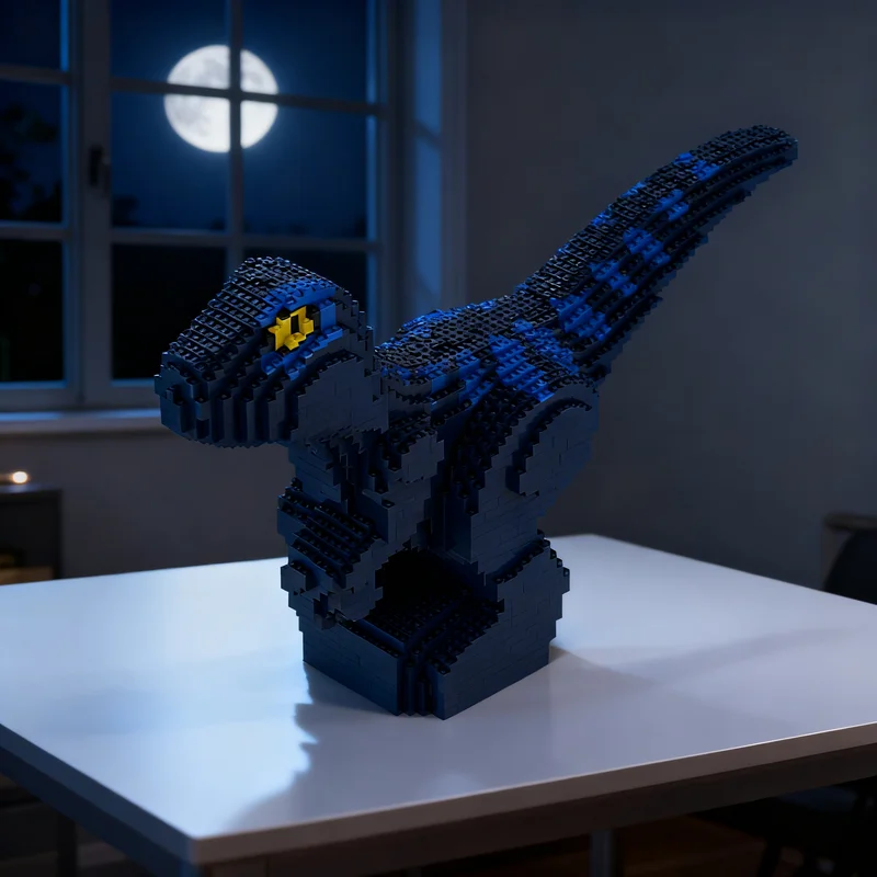 

Конструктор MOC: Синий Велоцираптор (4561 деталь) – Коллекционная модель для декора, подарок для детей и взрослых, премиум-класс